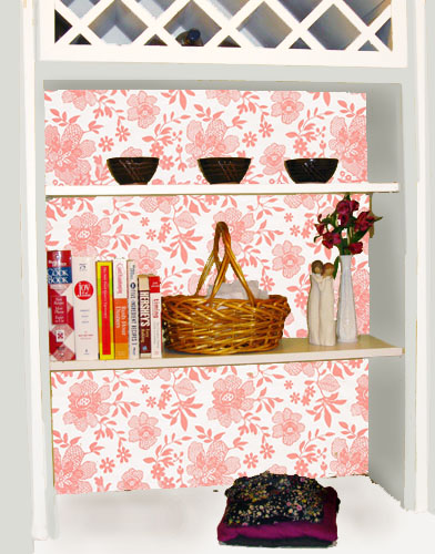 wallpaper ideas for dining room. Dining Room Nook Shelves With Wallpaper Ideas
